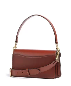 Tabby 26 Schultertasche Canvas, Kalbsleder braun/beige