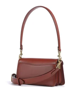 Tabby 20 Schultertasche fein genarbtes Rindsleder, Canvas tan