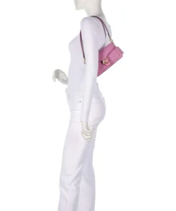 Tabby 20 Schultertasche fein genarbtes Rindsleder fuchsia