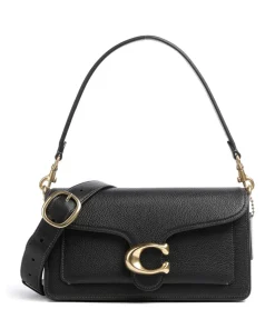 Tabby 26 Schultertasche genarbtes Leder schwarz