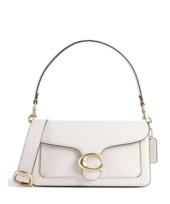 Tabby 26 Schultertasche genarbtes Leder elfenbein