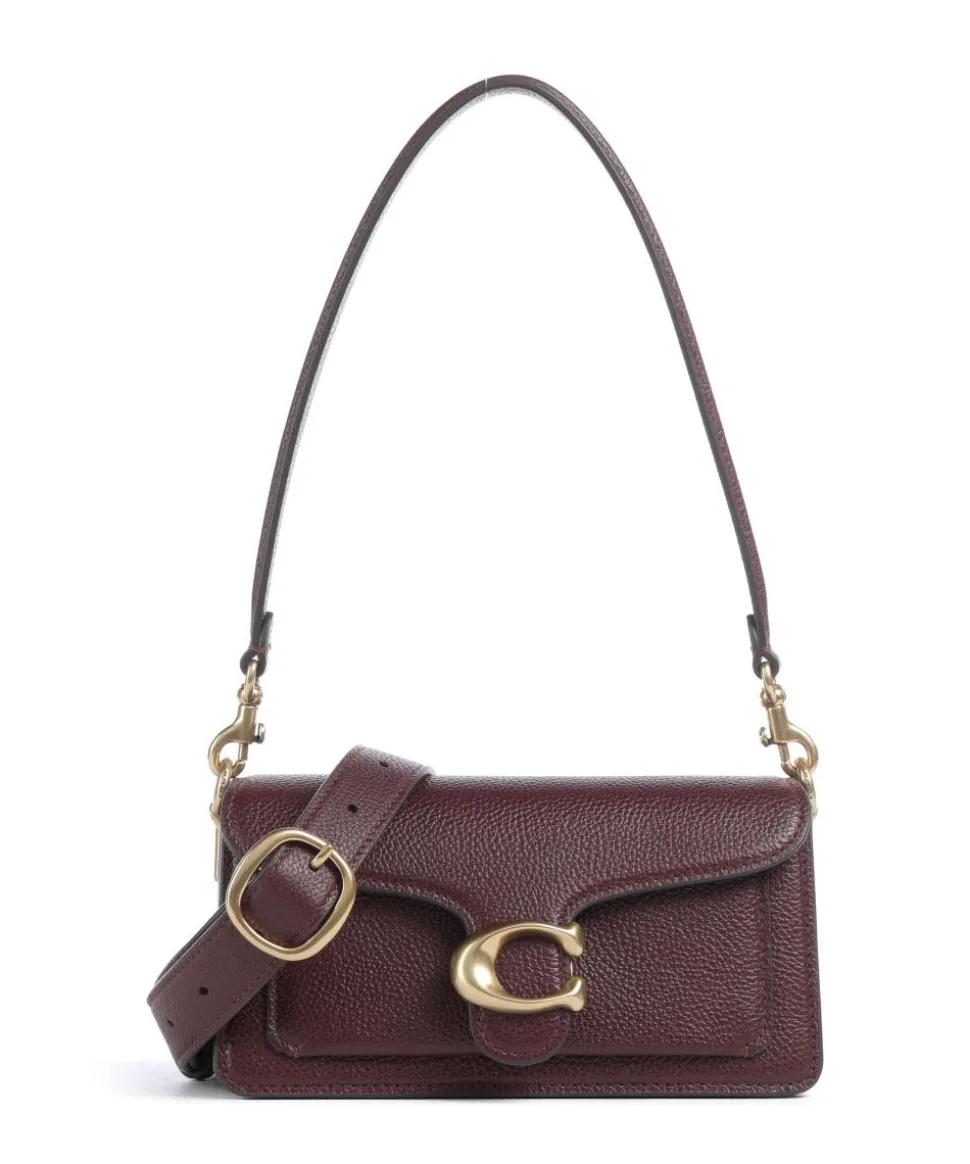 Tabby 20 Schultertasche genarbtes Rindsleder wein