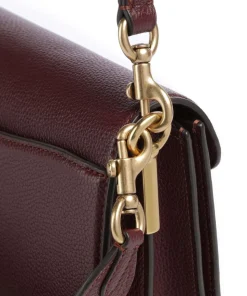 Tabby 26 Schultertasche genarbtes Leder wein