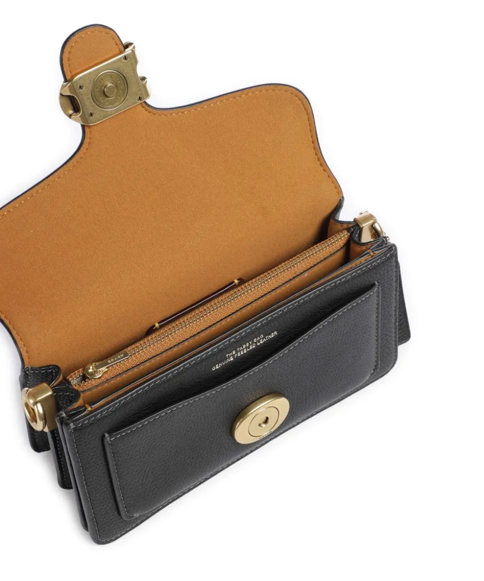 Tabby 20 Schultertasche genarbtes Rindsleder schwarz