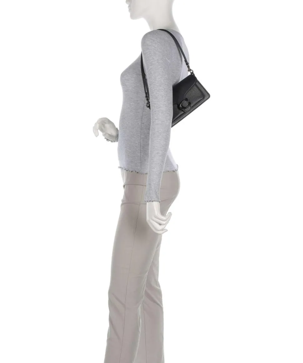 Tabby 20 Schultertasche genarbtes Rindsleder schwarz