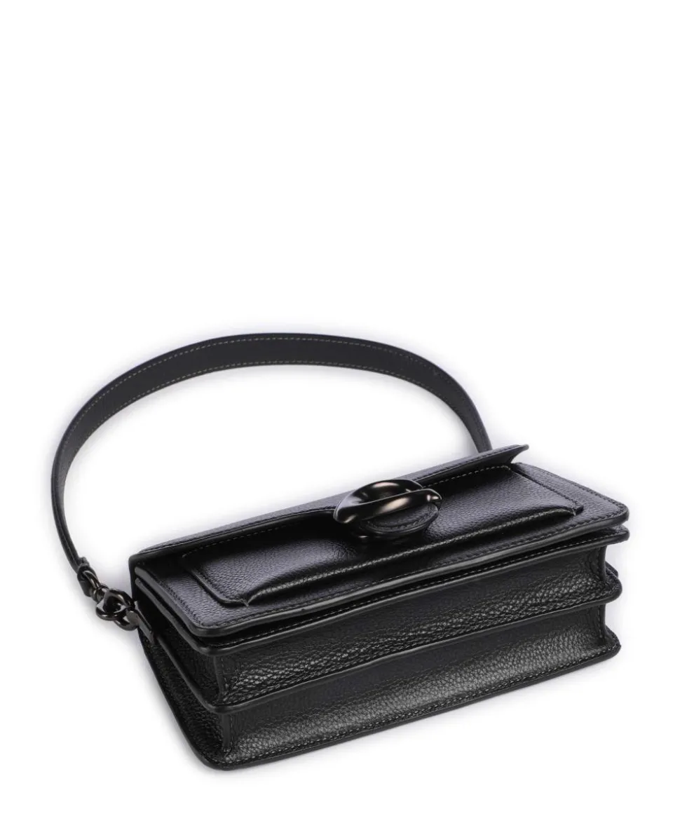 Tabby 20 Schultertasche genarbtes Rindsleder schwarz