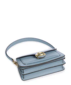 Tabby 20 Schultertasche genarbtes Rindsleder hellblau