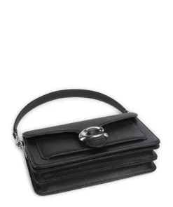 Tabby 26 Schultertasche genarbtes Leder schwarz