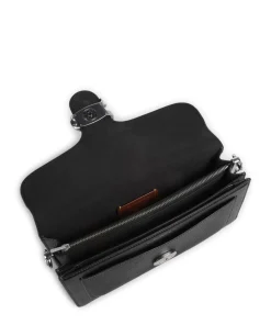 Tabby 26 Schultertasche genarbtes Leder schwarz