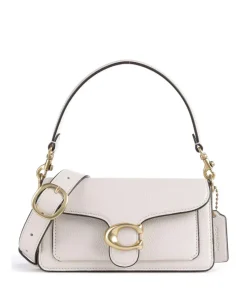 Tabby 20 Umhängetasche genarbtes Leder weiß