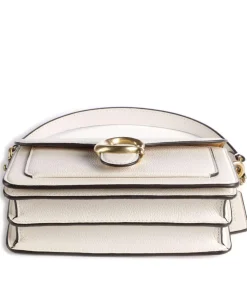 Tabby 20 Umhängetasche genarbtes Leder weiß