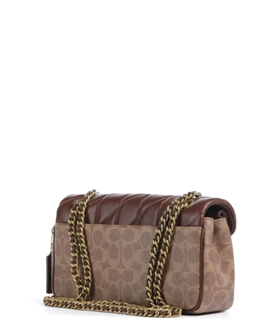 Tabby Signature 26 Schultertasche Canvas braun