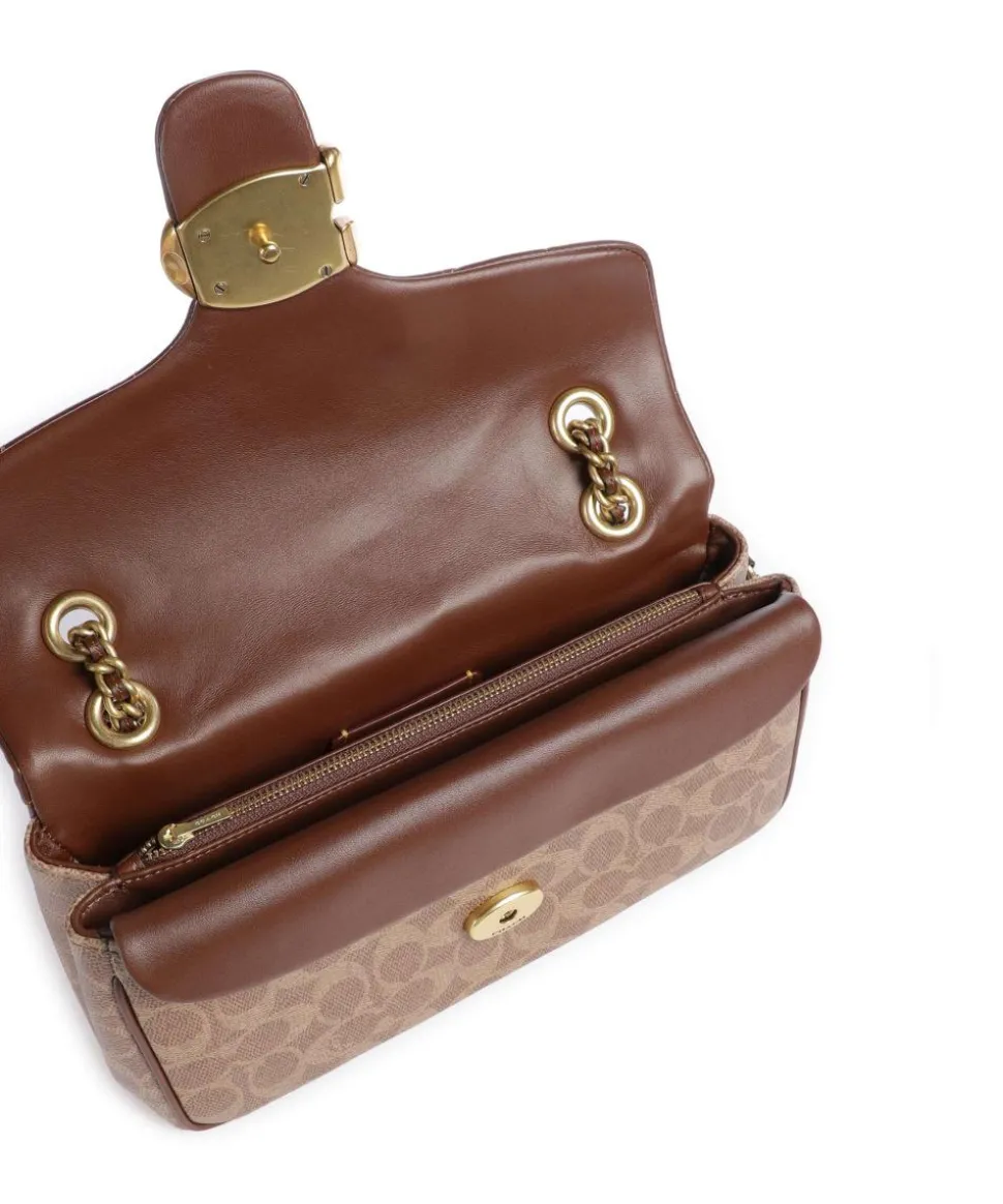 Tabby Signature 26 Schultertasche Canvas braun