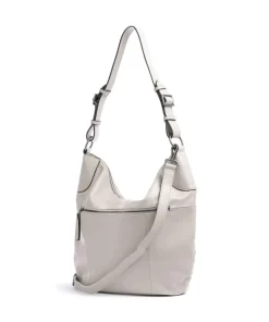 Tabily Beuteltasche fein genarbtes Leder beige/gelb