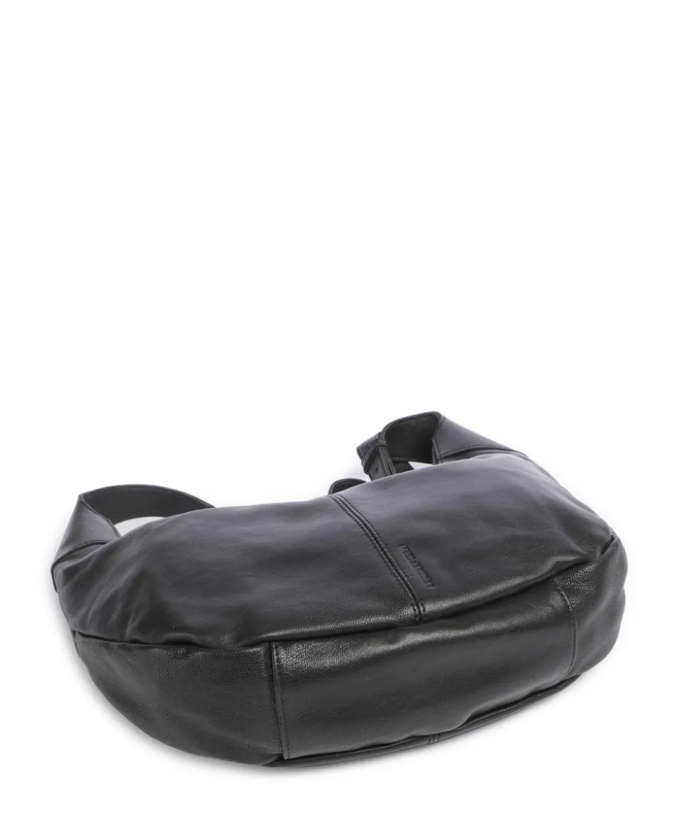 Take A Smile Beuteltasche Schafsleder schwarz