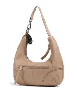 Take A Smile Beuteltasche Schafsleder hellbraun