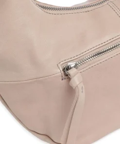 Take A Smile Beuteltasche Schafsleder beige