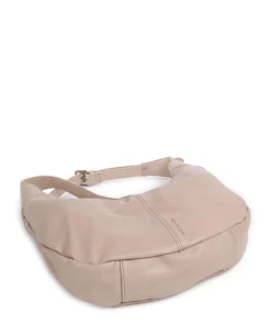 Take A Smile Beuteltasche Schafsleder beige