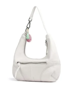 Take A Smile Beuteltasche Schafsleder elfenbein