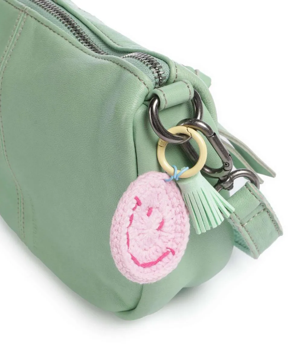 Take A Smile Umhängetasche Schafsleder mintgrün