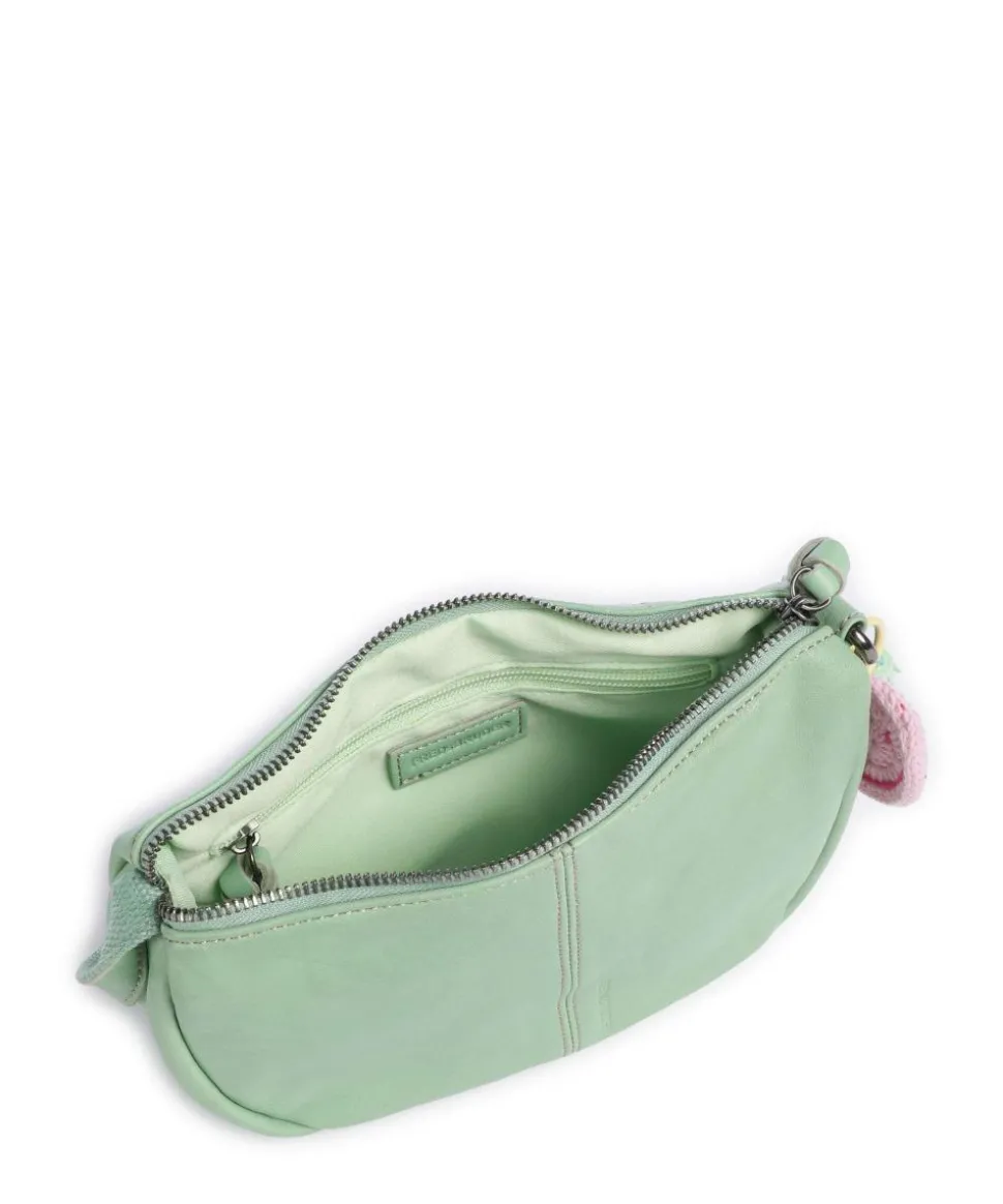 Take A Smile Umhängetasche Schafsleder mintgrün