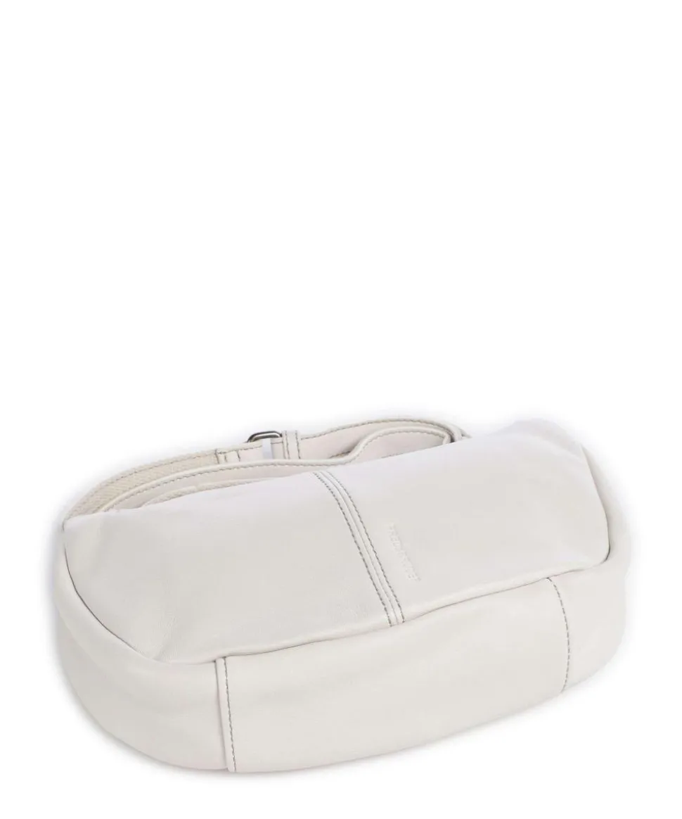 Take A Smile Umhängetasche Schafsleder elfenbein