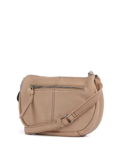 Take A Smile Umhängetasche Schafsleder hellbraun