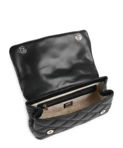 Tamsin Schultertasche Lederimitat schwarz