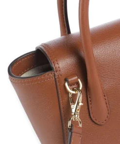 Tanner Small Umhängetasche genarbtes Rindsleder braun