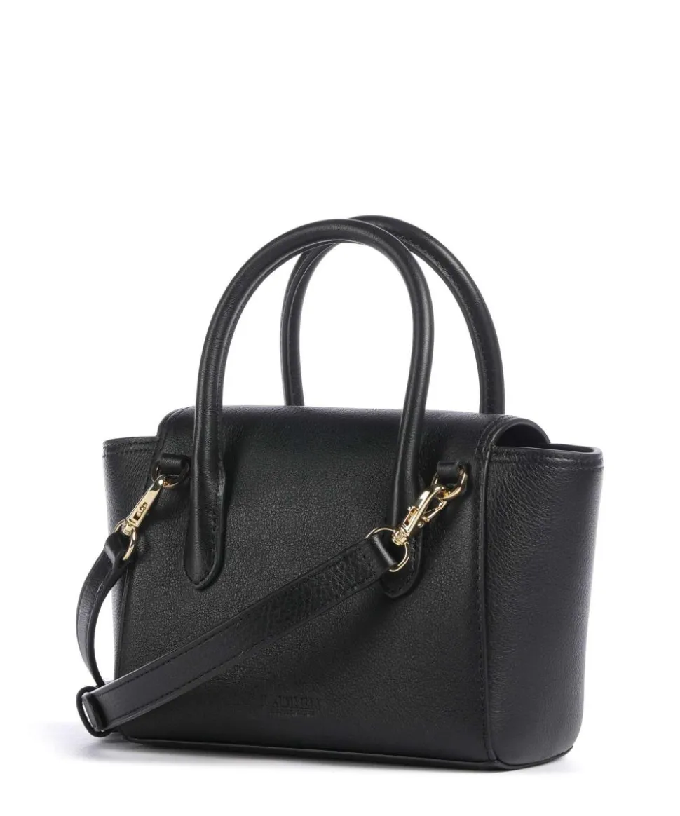 Tanner Small Umhängetasche genarbtes Rindsleder schwarz