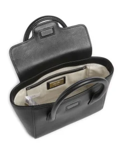 Tanner Small Umhängetasche genarbtes Rindsleder schwarz