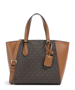 Taryn Handtasche Lederimitat braun