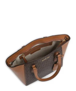 Taryn Handtasche Lederimitat braun