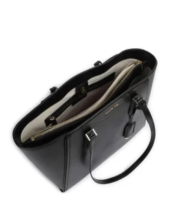 Taryn Shopper fein genarbtes Rindsleder schwarz