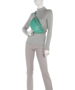 Tavia Sheep Natural Gürteltasche genarbtes Leder grün
