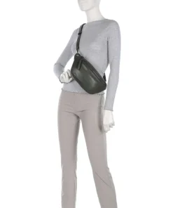 Tavia Sheep Natural Gürteltasche genarbtes Rindsleder dunkelgrün