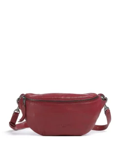 Tavia Sheep Natural Gürteltasche Schafsleder dunkelrot