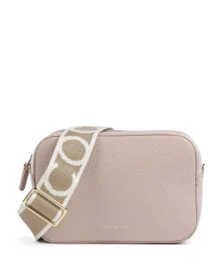 Tebe Umhängetasche genarbtes Leder nude