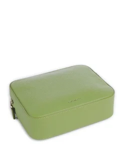 Tebe Umhängetasche genarbtes Leder grün