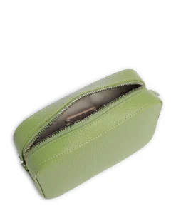 Tebe Umhängetasche genarbtes Leder grün