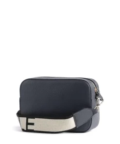 Tebe Umhängetasche genarbtes Leder navy