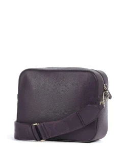 Tebe Umhängetasche genarbtes Leder pflaume