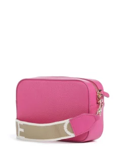 Tebe Umhängetasche genarbtes Leder fuchsia