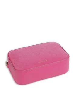 Tebe Umhängetasche genarbtes Leder fuchsia