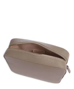 Tebe Umhängetasche genarbtes Leder taupe