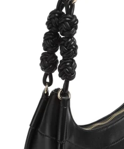 Tender Schultertasche Lederimitat schwarz