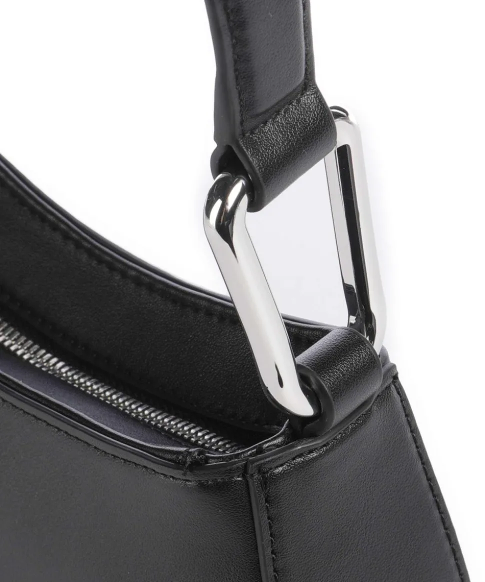 Terrah Schultertasche Lederimitat schwarz