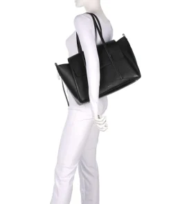 The Chancery Large Shopper genarbtes Rindsleder schwarz