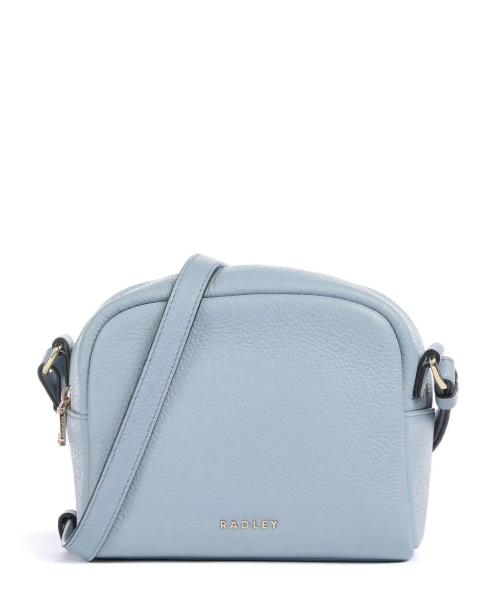The Daily Umhängetasche genarbtes Rindsleder hellblau