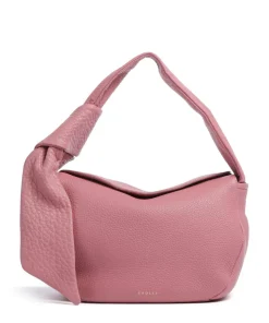 The Grove Schultertasche genarbtes Rindsleder pink